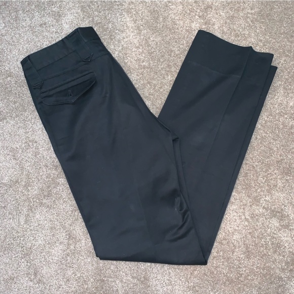 Gucci men’s cotton dress chinos Sz32 classic styling look&feel dark gray-black